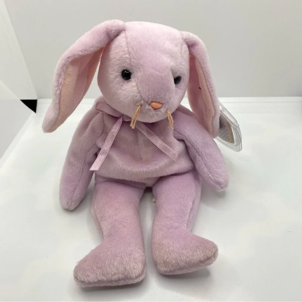 Ty Beanie Babies Floppity The Lilac Bunny